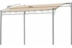 Quick-star - Ersatzdach 250x300cm Pergola Terrassen&uuml;berdachung Sand