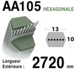 Keilriemen Husqvarna 532165555 - 532180217 - 532402008