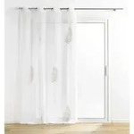 Douceur-d'int&eacute;rieur Voile Sabl&eacute; Wei&szlig; 140 X 240 Cm Elegant
