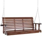 Vevor Hollywoodschaukel Zedernholz 1702x710x600mm Terrassenschaukel F&uuml;r Hof Und