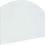 Feuerstelle Glasplatte Transparent 80 X 60 Cm Glas Vidaxl