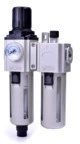 Riegler - Wartungseinheit 2-tlg. &raquo;ga&laquo;, Pc-beh., Bg 300, G1/4, 1,5-9 Bar, Ha