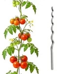 Relaxdays Tomaten Spiralstab, 20er Set, H&ouml;he: 150 Cm, &Oslash; 5 Mm, Verzinktes...