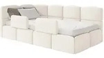 Selsey Cloudy &ndash; Kinderbett 120 Cm, Bettkasten, 2x Rausfallschutz, Velours,...