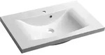 Sapho - Lucia - Waschtisch 80x48 Cm, Marmorguss, Wei&szlig; 50081