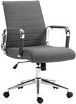 Svita Office Comfort B&uuml;rostuhl Schreibtischstuhl Drehstuhl Chefsessel Stoffbezug