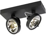 Designspot Schwarz Verstellbar 2-flammig - Go