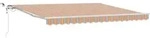 Markisenstoff Mehrfarbig 400 X 350 Cm Polyester Vidaxl