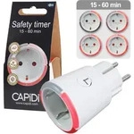 Zeitschaltuhr 15-60 Minuten Led-anzeige Wei&szlig; - Capidi