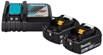 Makita Power Source Kit 1914j6-4 Li 2 X 18 V-5 Ah + Ladeger&auml;t