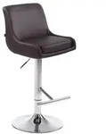 Clp - Barhocker Club Kunstleder Braun Chrom