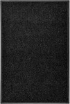 Fu&szlig;matte Waschbar Schwarz 60x90 Cm Vidaxl