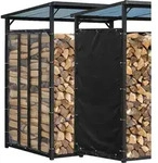 Quick-star - Wetterschutz Set 66x148 Cm 2 Seiten F&uuml;r Kaminholzregale T/h 70x185cm