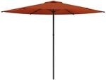 Gartensonnenschirm Rechteckig 3 X 3 M Polyester Terrakotta Vidaxl