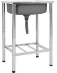 Vidaxl Camping Sink Single Basin Stainless Steel