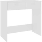 Schreibtisch Wei&szlig; 80&times;40&times;75 Cm Holzwerkstoff Vidaxl