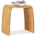 Garderoben Hocker Aus Bambus, Eleganter Holzhocker In Skandinavischem Design,