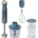 Handmixer Sous Chef Mit Zubeh&ouml;r &ndash; Blau Navy, 5,8x6,8x39,8 Cm