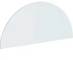Feuerstelle Glasplatte Transparent 1200 X 500 Mm Glas Vidaxl