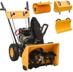4-in-1 Schneefr&auml;se Und Kehrmaschine Set Benzinbetrieben 6,5 Ps Vidaxl