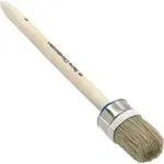 N&ouml;lle Ringpinsel Gr.2 Borstenl&auml;nge 48 Mm 20 Mm Helle Mischborste Roher Holz