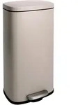 Svita Tq30 M&uuml;lleimer Taupe 30l Treteimer Abfallbeh&auml;lter Softclose Deckel
