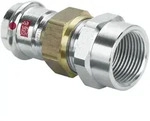 Viega - Prestabo Verschraubung 641849 15 Mm X Rp 1/2, Stahl Unlegiert,...
