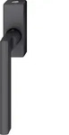 Fsb Fenstergriff 34 1035 Abschlie&szlig;bar Eckige Rosette, Aluminium Schwarz Matt