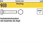 Din 933/iso 4017 Sechskantschraube Vg M16x70 Messing Blank 10 Stk