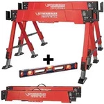 Rothenberger Industrial Duo Falt Arbeitsbock + Ws24 Premium Wasserwaage 60 Cm -