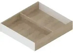Ambia-line K&uuml;chen Rahmen Besteckeinsatz 273x242x50mm, Bardolino Eiche Stahl -...