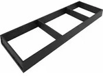 Ambia-line Schubkastenrahmen Breit 200mm, Nl600mm, Stahl Carbonschwarz Matt -...