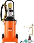 Vevor Fettpumpe 12l Luftbetriebene Fettpumpe 0,6&ndash;0,8 Mpa Aluminiumdruckguss-pumpe