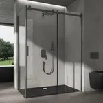 Doporro Duschkabine Mit Schiebet&uuml;r Eckdusche 90x120x195cm Duschabtrennung...