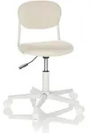 Kinderschreibtischstuhl / Kinderdrehstuhl Kiddy Base I Stoff Beige Hjh Office