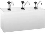 Vidaxl Sauce Dispenser Edelstahl 3 X 3,5 L