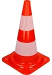 Ecd Germany - 1 St&uuml;ck Verkehrskegel Pylone 47 Cm, Orange-wei&szlig;,...