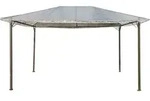 Quick-star - Pavillon Schutzhaube 3x4 M Nizza Wasserdicht Transparent