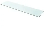 Regalboden Glas Transparent 100x25 Cm Vidaxl