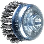 Pferd Tools Topfb&uuml;rste Gezopft Tbg &Oslash; 65 Mm M14 Stahl-draht-&oslash; 0,80mm