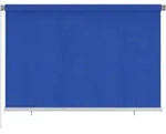 Au&szlig;enrollo 225 (b) X 140 (h) Cm Blau Hdpe Vidaxl