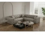 Ecksofa Designersofa Chantal In Stoff Opera Velvet Cream Seite Universal