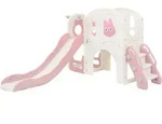 Joyz Kinderrutsche Mit Spielturm, 5 In 1 Kinder Spielplatz Mit Turm Rutsche...