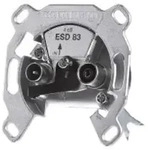 Kathrein 2-loch Einzelanschlussdose / Kathre Esd 83 Telekabel 21110035