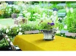 D-c-table&reg; Tischdecke Manhattan Palmas 150 X 250 Cm, Gelb Tischdecke