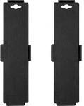Transportroller Mit 4 Rollen 2 Stk. Schwarz Polypropylen 170 Kg Vidaxl