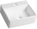 Sapho Small - Handwaschbecken Giulia, 34x29 Cm, Mit 1 Hahnloch, Wei&szlig; Bh7002