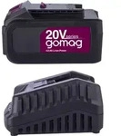 Gomag 4,0ah Starterkit 20v Go-sk4.0 Akku Ersatzakku 4,0ah & Ladeger&auml;t
