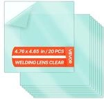Vevor Schwei&szlig;helmlinse, 20 Stk., Vorsatzscheiben 121x118 Mm Schwei&szlig;schirm