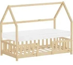 Ml-design Kinderbett Hausbett 80x160 Cm Mit Matratze, Rausfallschutz, Dach &